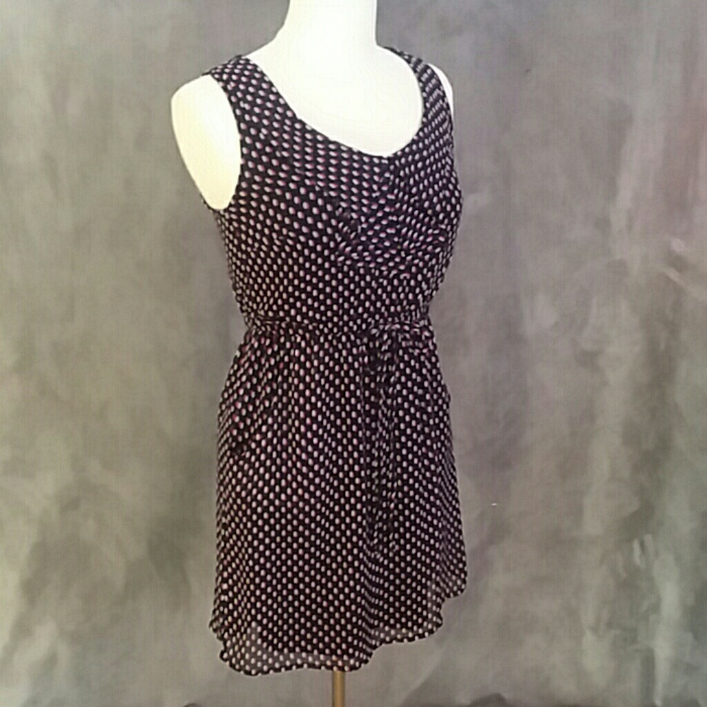 Bebop Black Print Dress